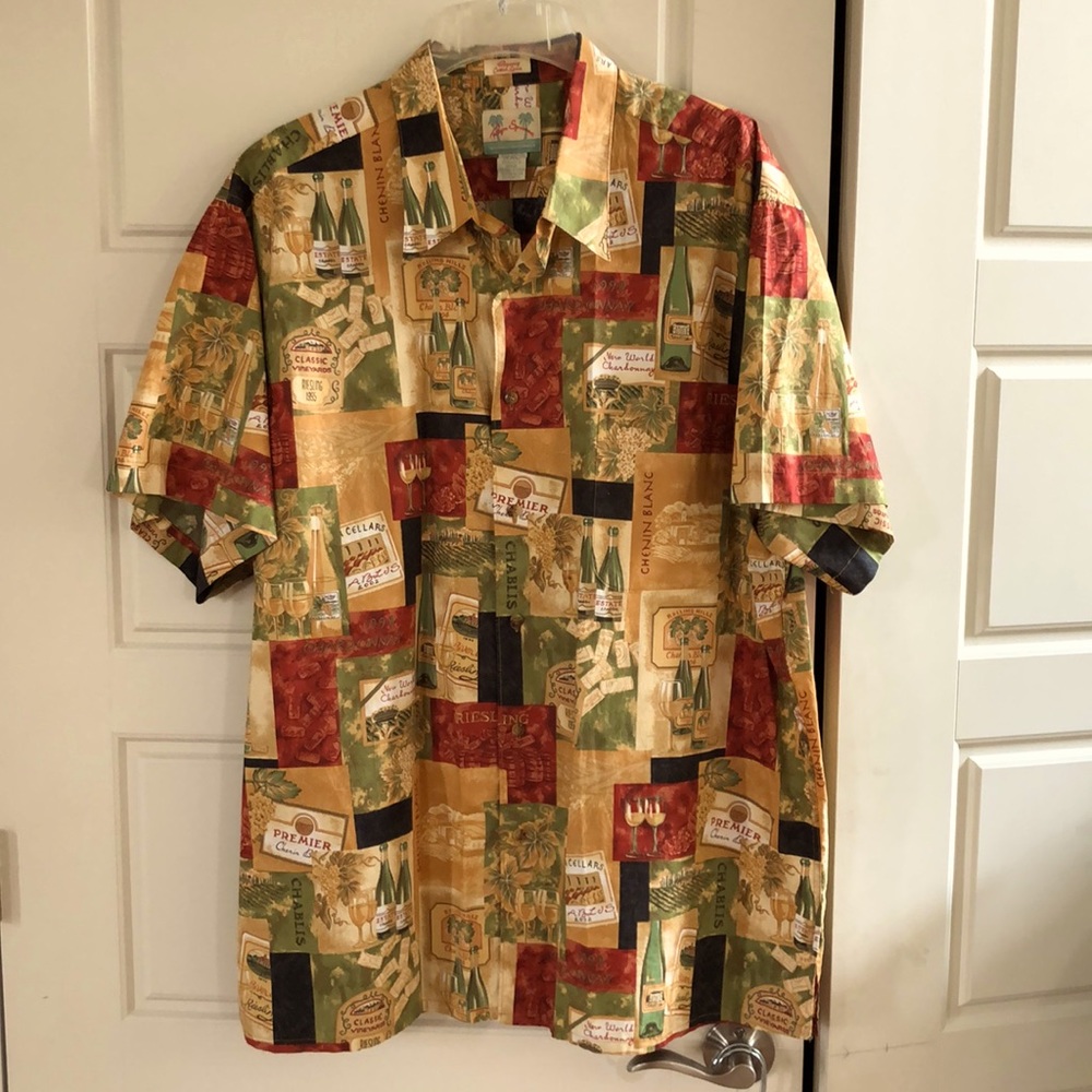 REYN SPOONER Wine Shirt